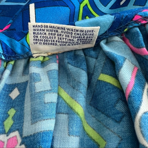 VINTAGE 60s MOD PYKETTES maxi SKIRT MCM - Picture 7 of 7